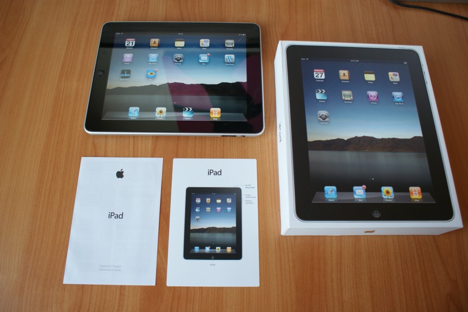 Apple iPad balení Apple iPad balení