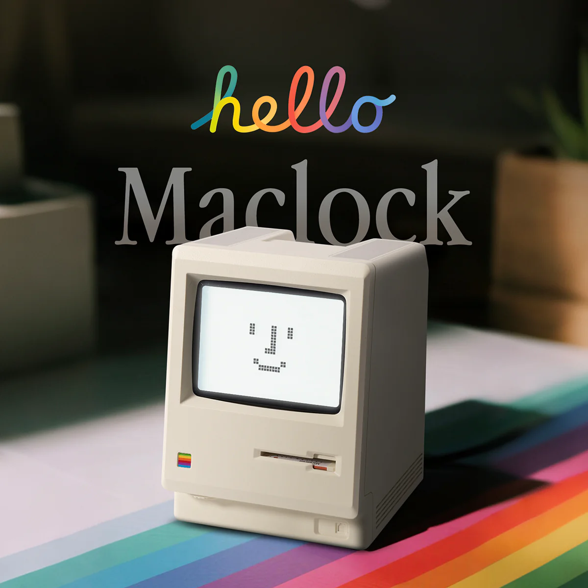 Maclock Koukněte na Maclock! Tyto roztomilé retro hodiny pro fanoušky původního ...