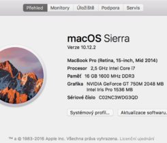 Apple MacBook Pro 15" (Mid 2014)