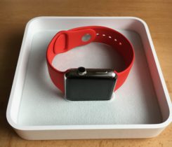 Apple Watch 42mm, Nerezová ocel, Safír