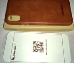 iPhone X, Kožený case nový,