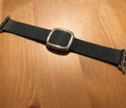 Apple Watch 38mm pásek – černý kožený