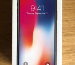 iPhone X – 64GB, Space Grey, Nová, 24M