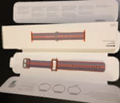  watch řemínek 42mm Orange Woven Nylon