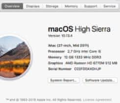 Prodám iMac 27” (mid 2011)