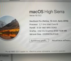 Mac|book PRO 2015 – koupen 2017