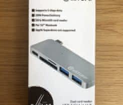 eSTUFF USB-C hub Silver