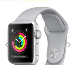Apple Watch 3 38mm stříbrné