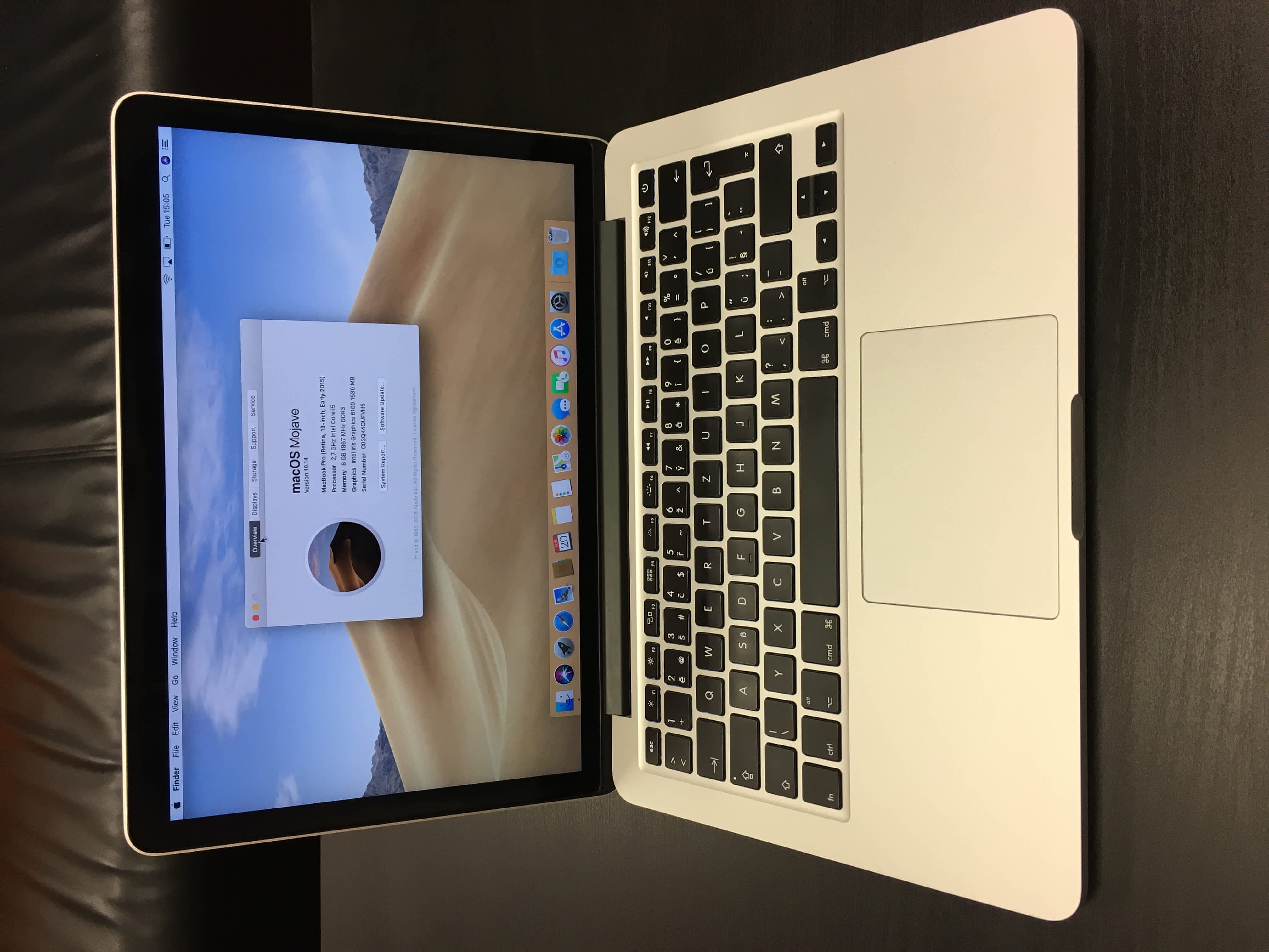 macbook pro retina 13 inch early 2015