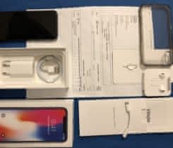 iPhone X 64 GB stříbrně šedý, dobrý stav