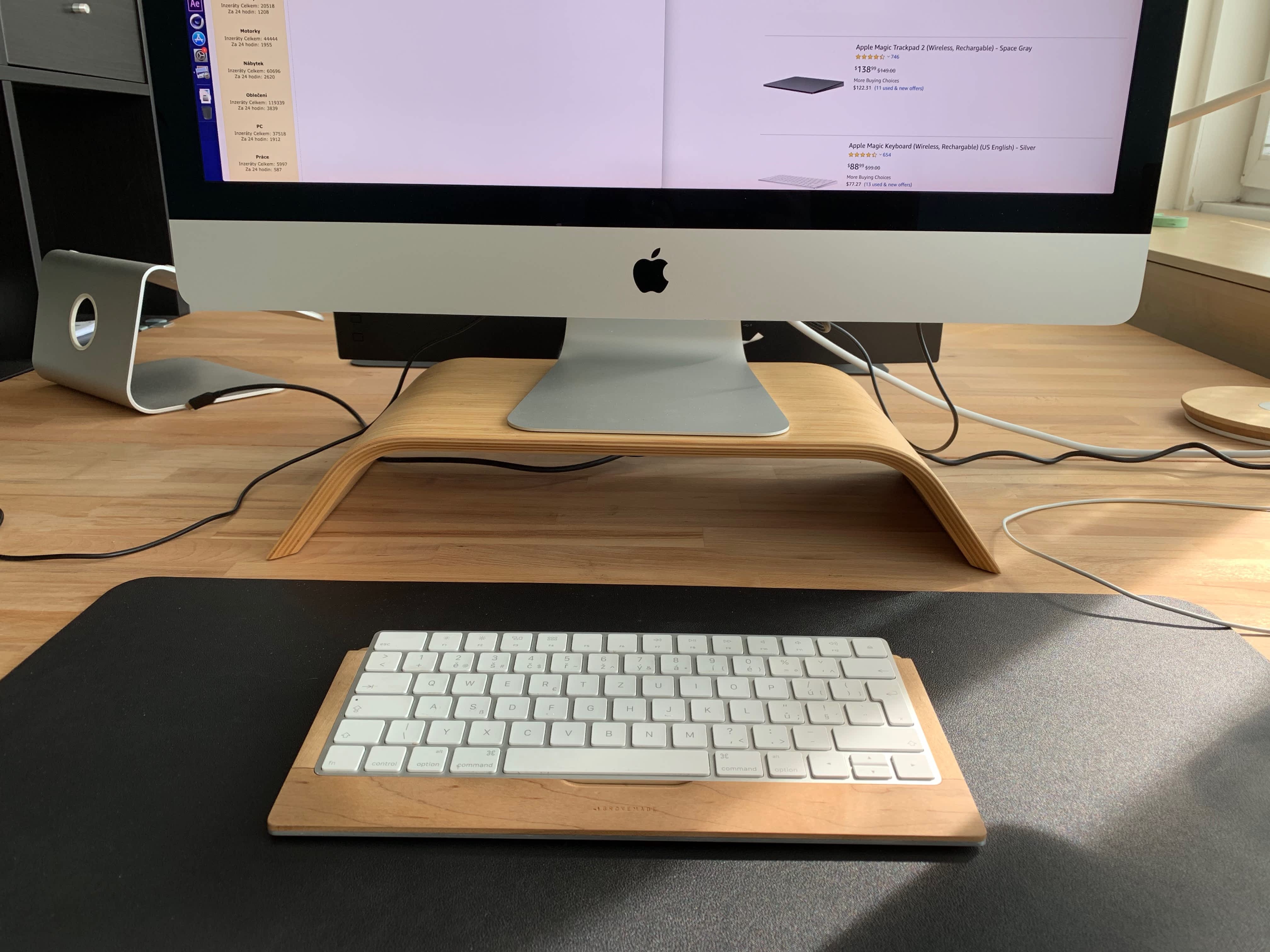 Magic Keyboard 2 česká + Groovemade Tray Apple Bazar