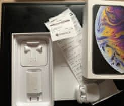 iPhoneXsmax 64BG Silver v záruce+airpods