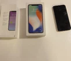 prodám iPhone X 64GB bily  utopeny