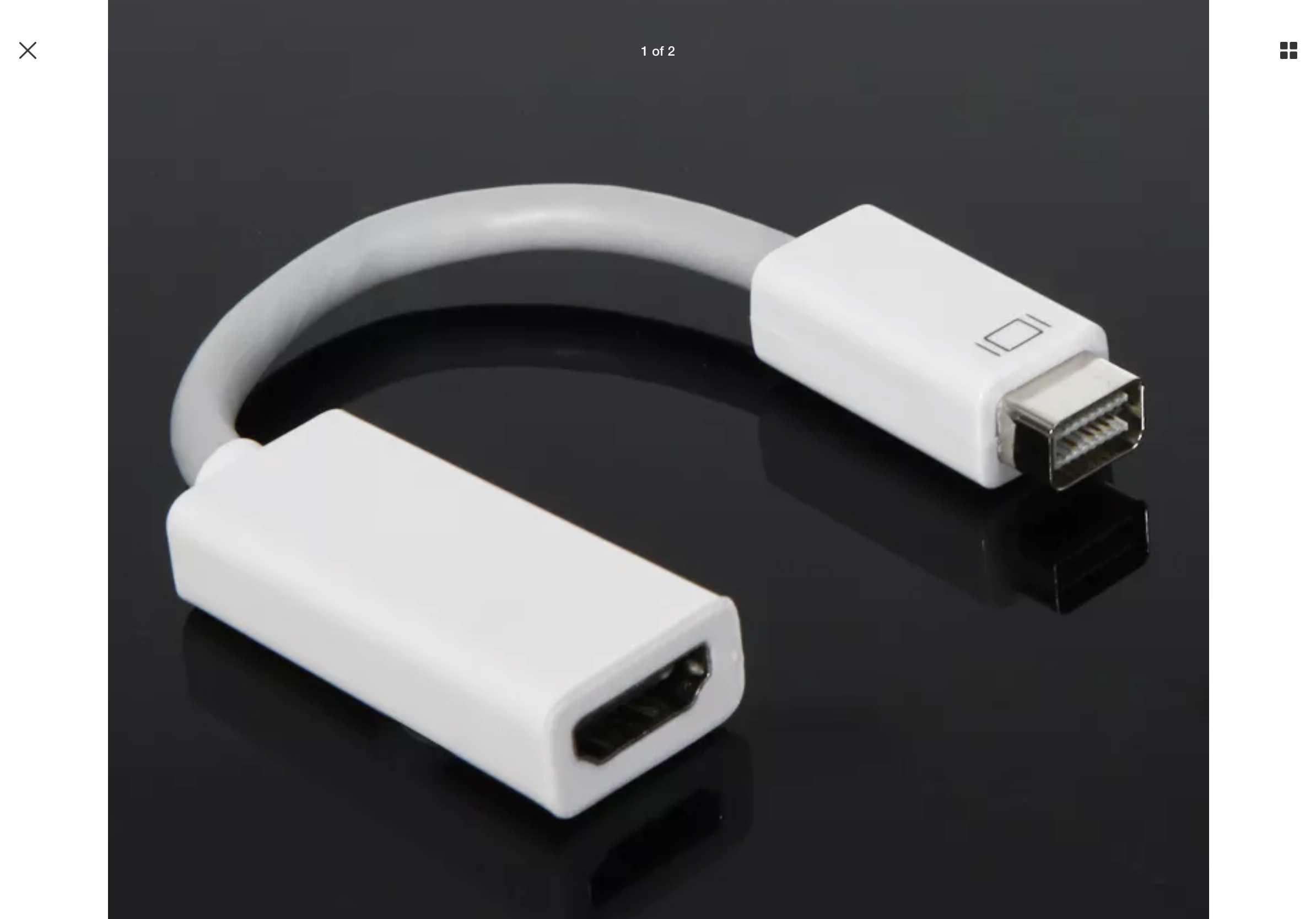 MacBook, iMac, adapter Mini DVI To HDMI Apple Bazar