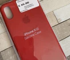 Silicone case iPhone XS red