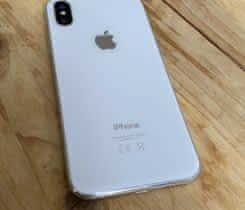 iPhone X 64g silver, bílá záda