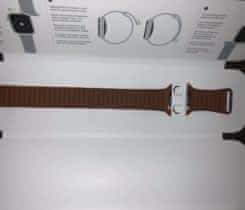 Řemínek Apple 44mm Saddle Brown Leather