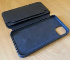 Kožené Folio iPhone 11 Pro Max modré