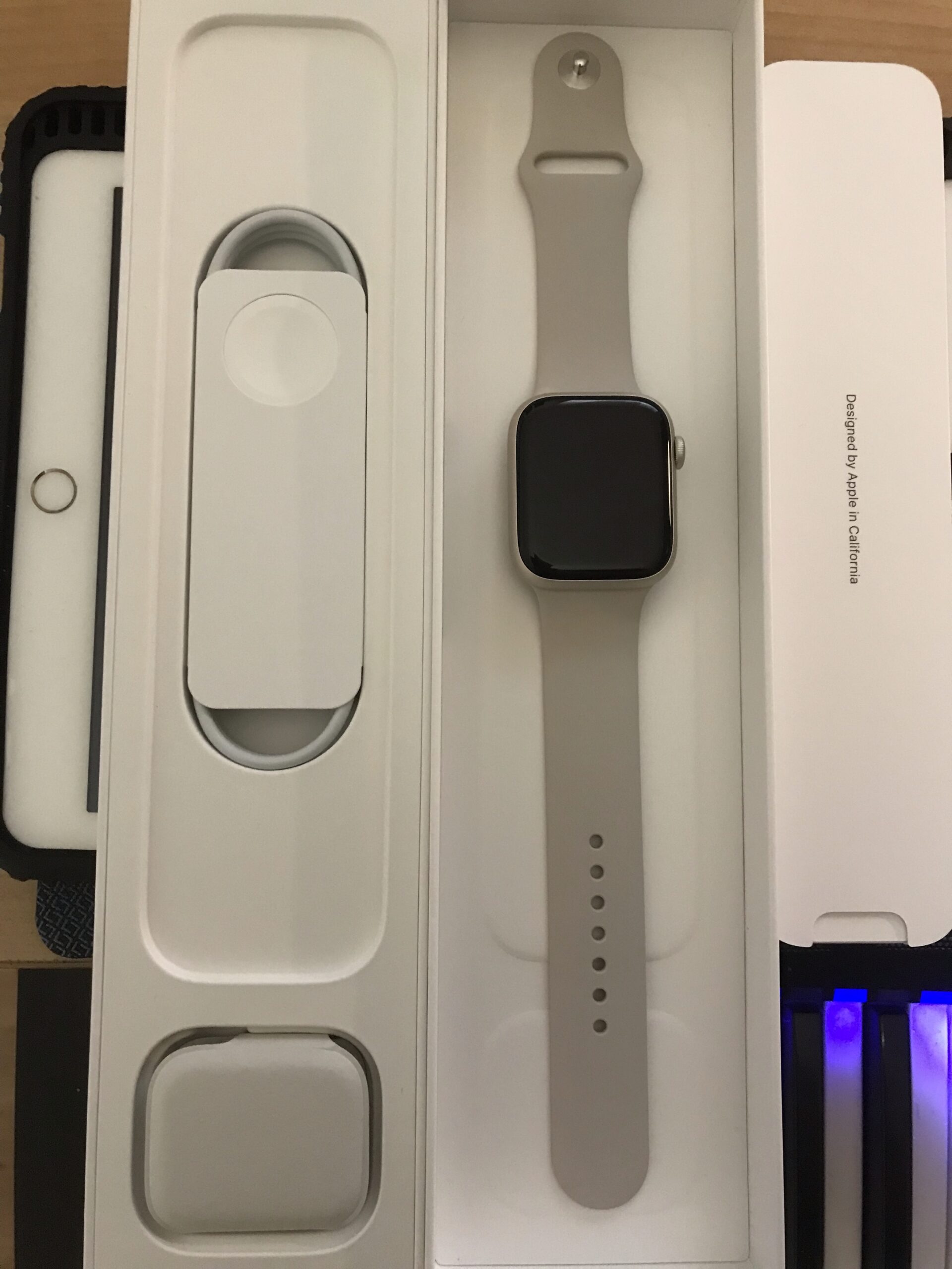 Apple Watch Series 7, 45mm Starlight/Sta