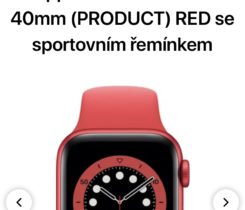 Apple watch 6 red