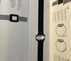 Apple Watch 42/44/45mm baltsky modrý kož