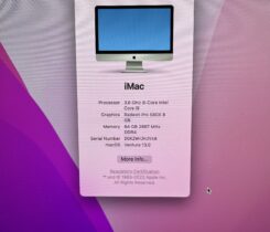 iMac 27, 2019, i9, 64 GB RAM, 2TB SSD