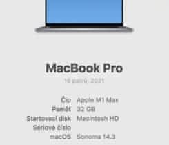 Apple McBook pro 16", M1 Max, 32GB, 4TB