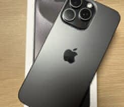 iPhone 15 Pro Max 256 GB černý titan