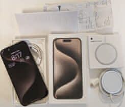 iPhone 15 Pro 128GB přírodní titan + Mag