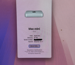 Mac mini M2, 16GB RAM, 512GB SSD