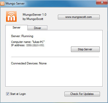 Mungo Server