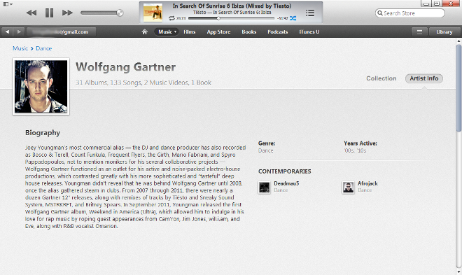 itunes bio