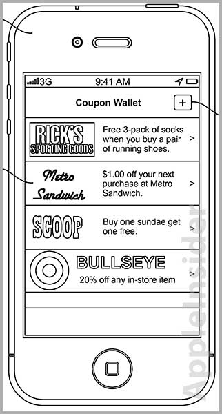 smartphone coupon wallet
