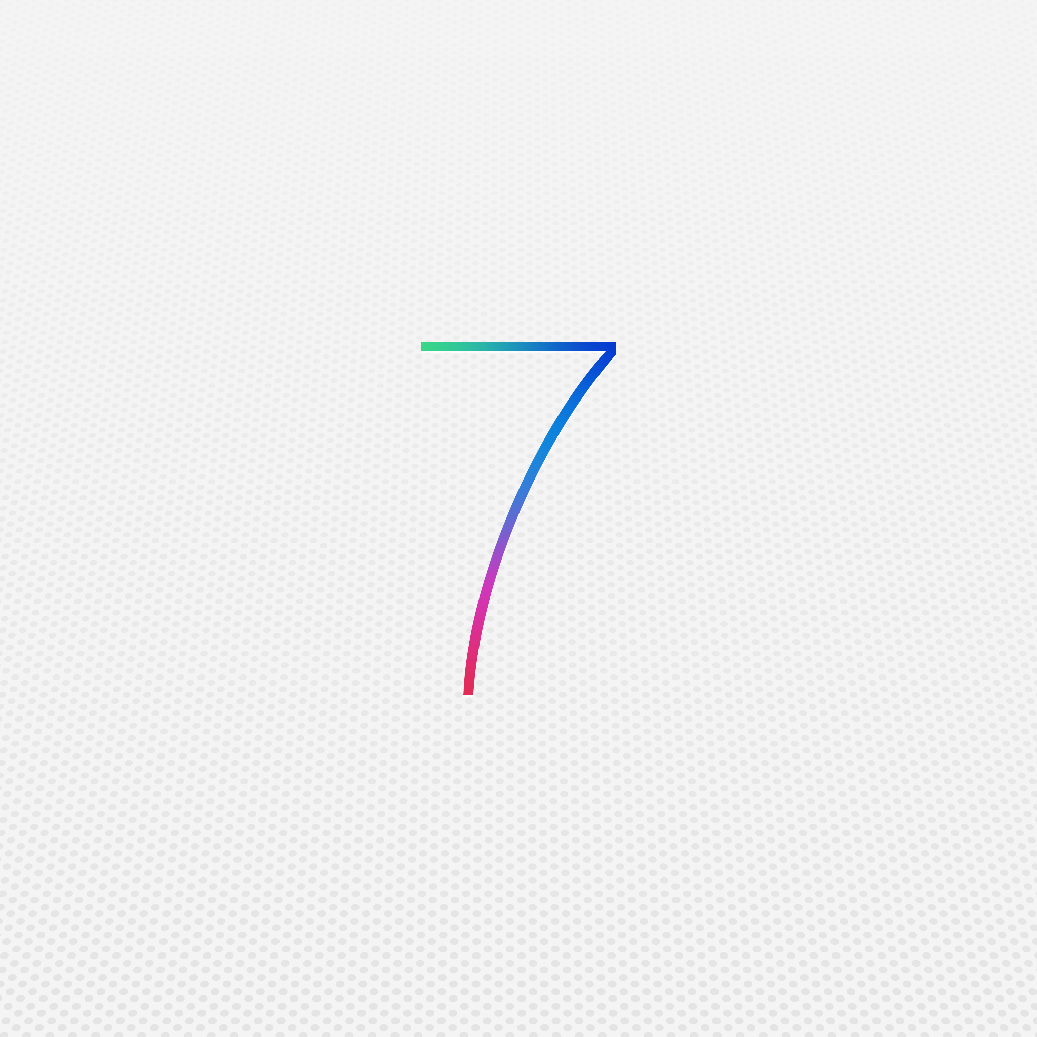 iOS7 logo iPadretina 2