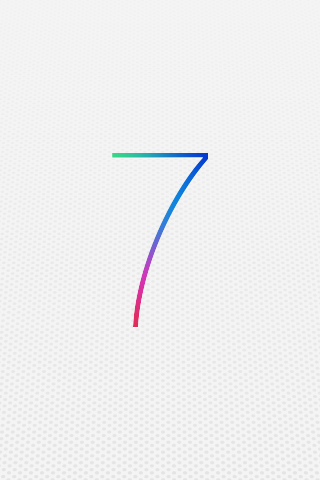 iOS7 logo iPhone3GS 2