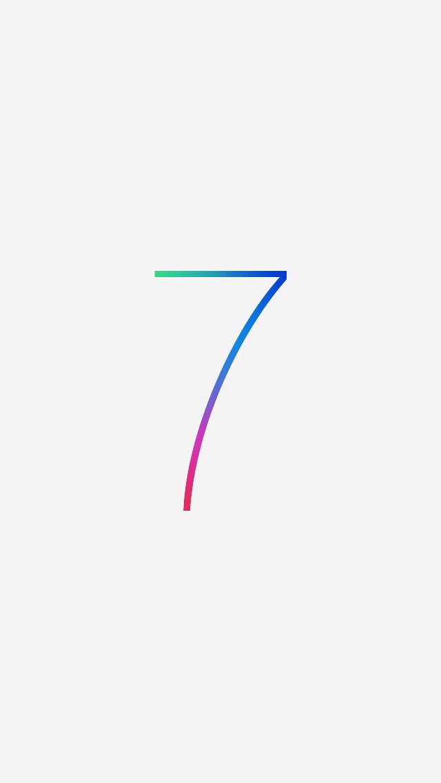 iOS7 logo iPhone5