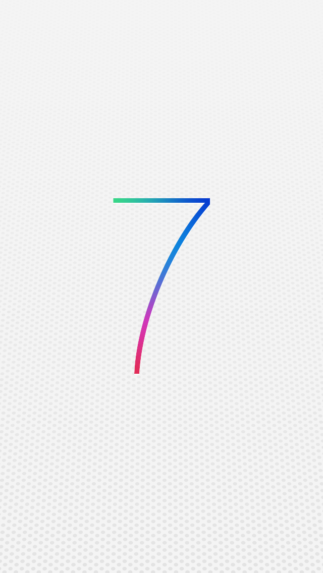 iOS7 logo iPhone5 2