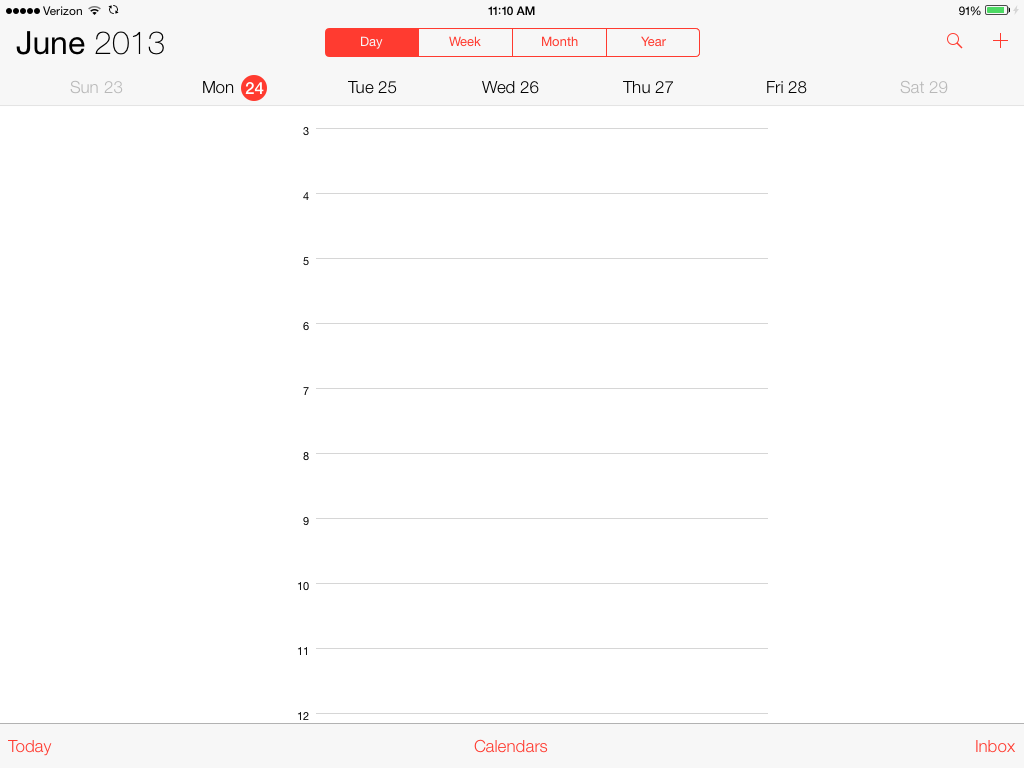 june 2013 daily calendar