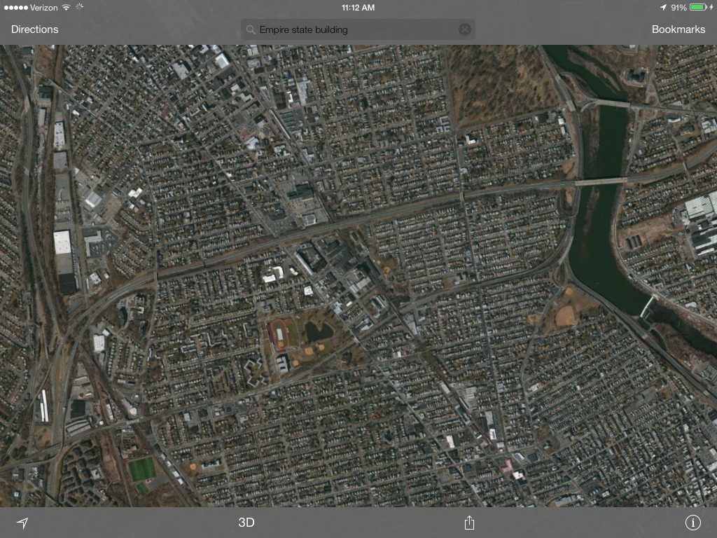 satellite map no overlay