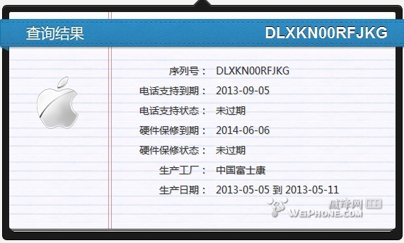 apple product info card