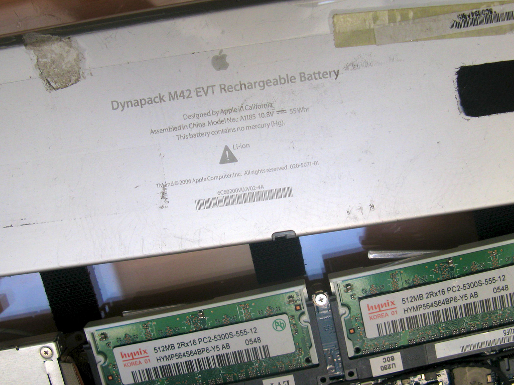 rechargeable battery label