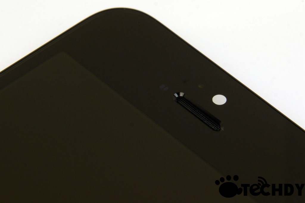 smartphone front camera closeup