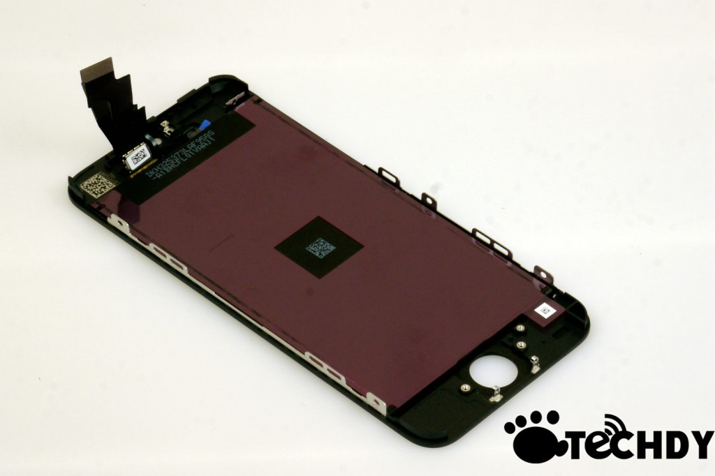 smartphone screen assembly back view