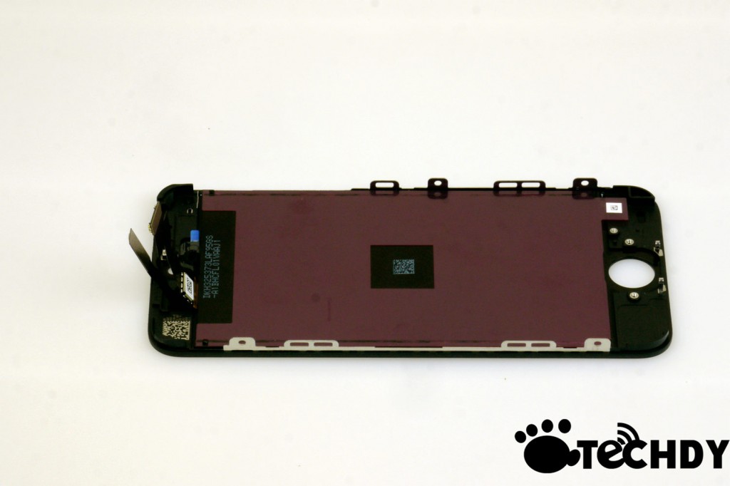 smartphone screen assembly horizontal view