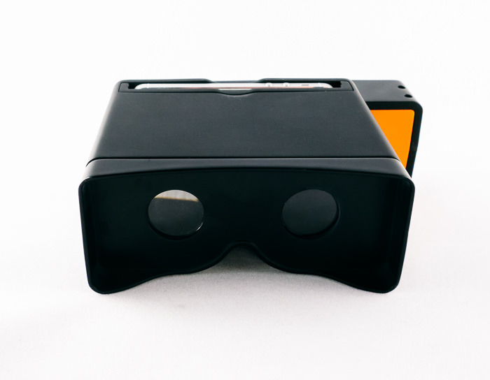 vr headset front view