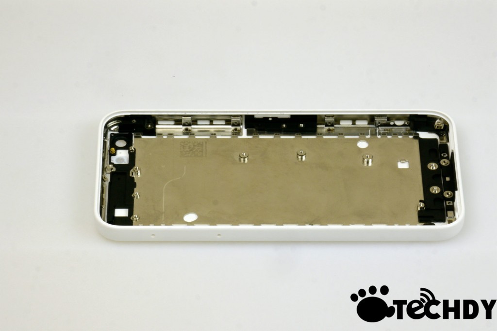 white smartphone frame horizontal view