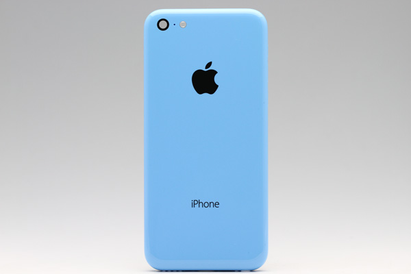 blue iphone back view