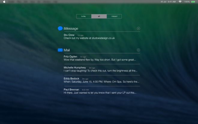 ivericks notificationcentre