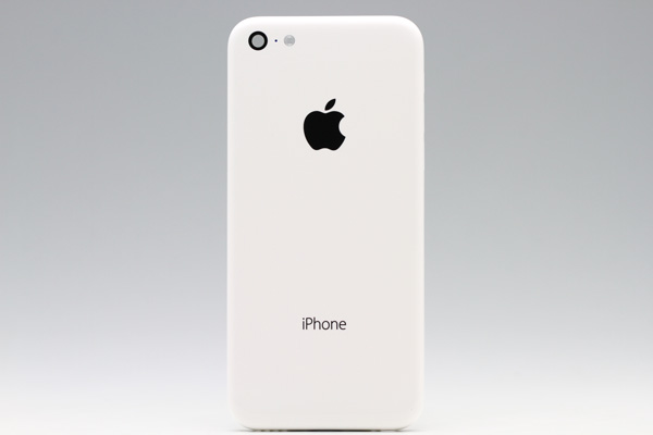 white iphone back view