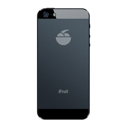 black smartphone back
